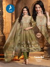 Aanchi By Kaya Tissue Shimmer Printed Wholesale Anarkali Suits Suppliers In Mumbai